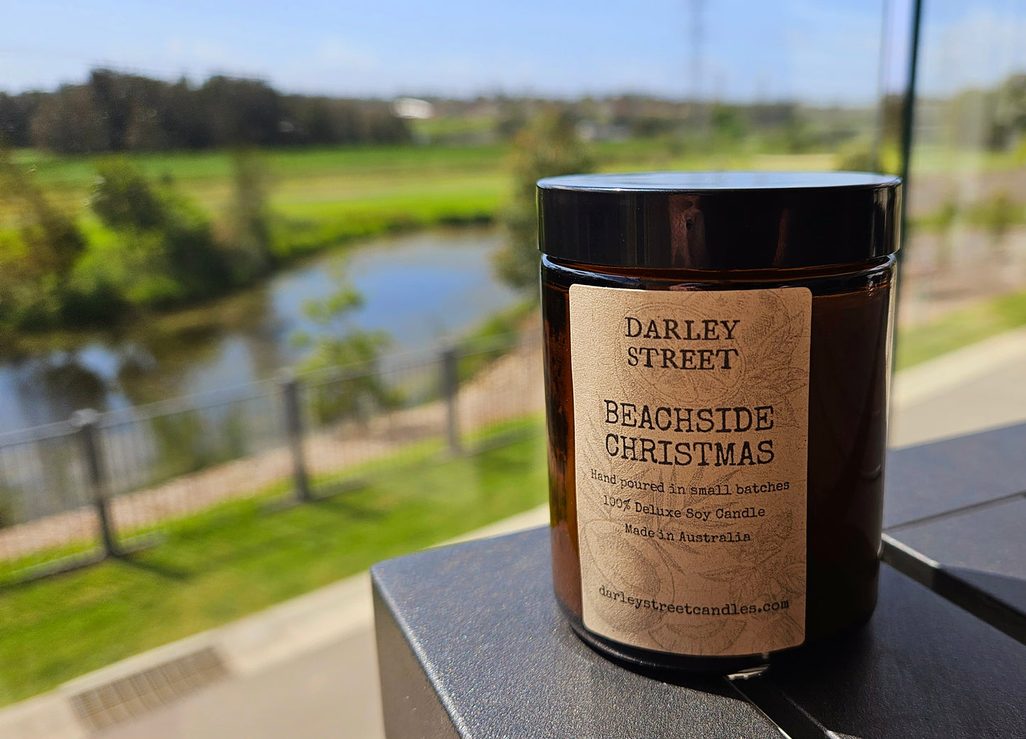 Beachside Christmas Soy Candle - Darley Street Candles