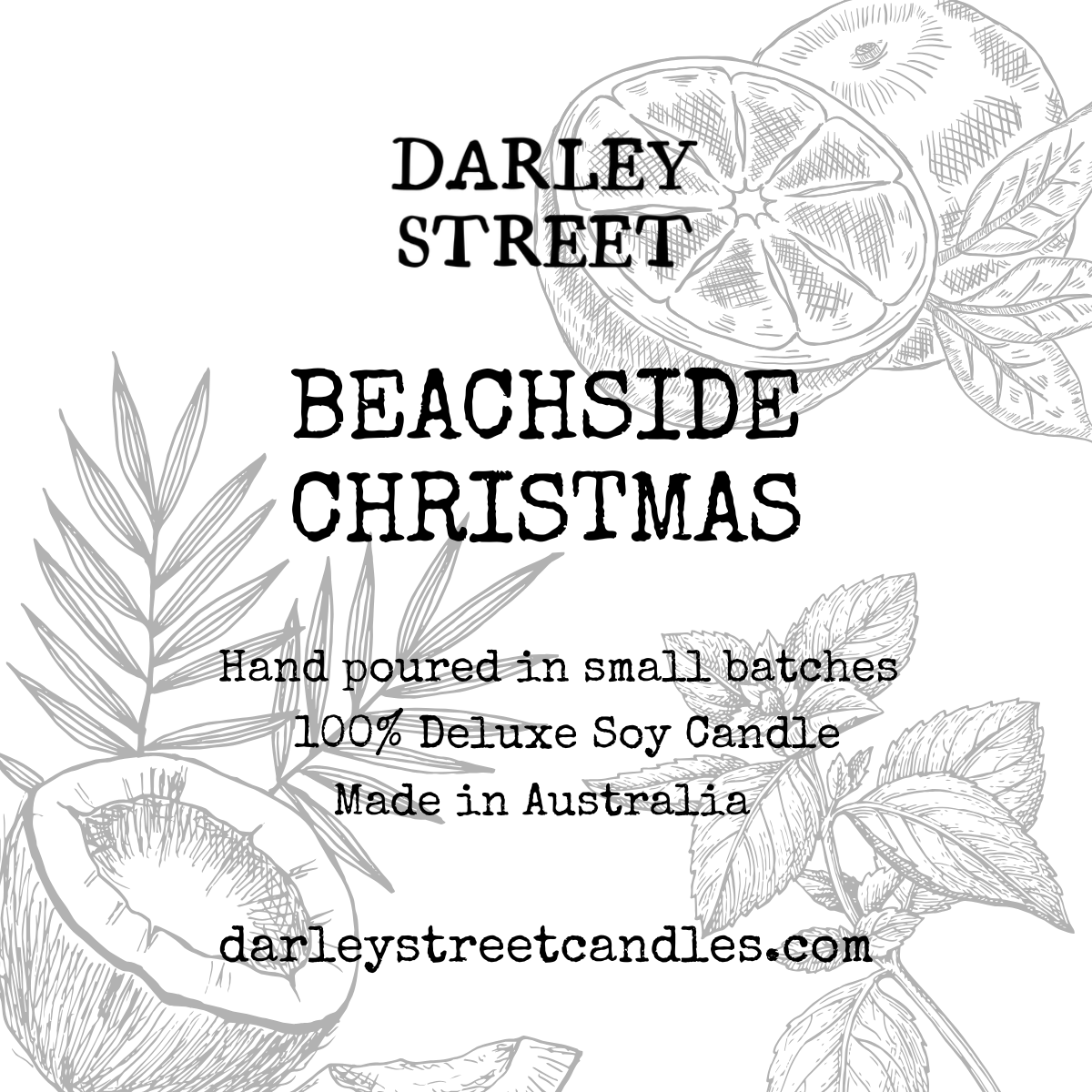Beachside Christmas Soy Candle Australia