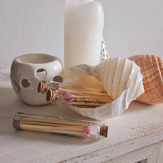 Dusty Pink Candle Matches - Darley Street Candles
