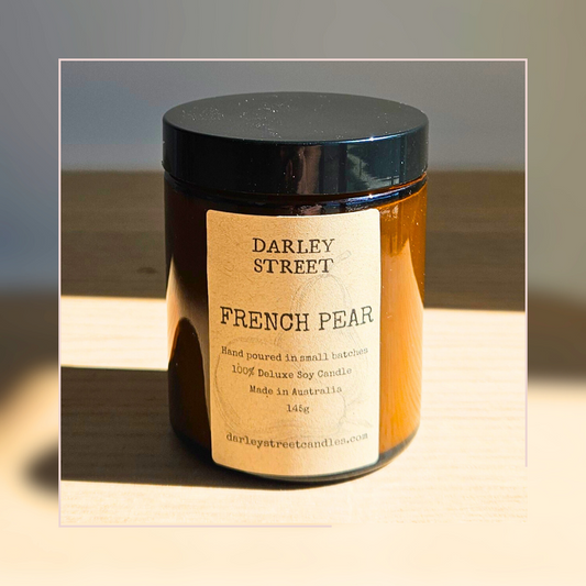 French Pear Soy Candle Central Coast NSW