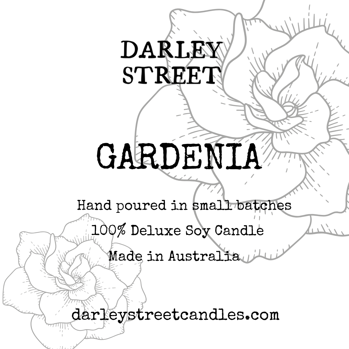 Gardenia Soy Candle Australia