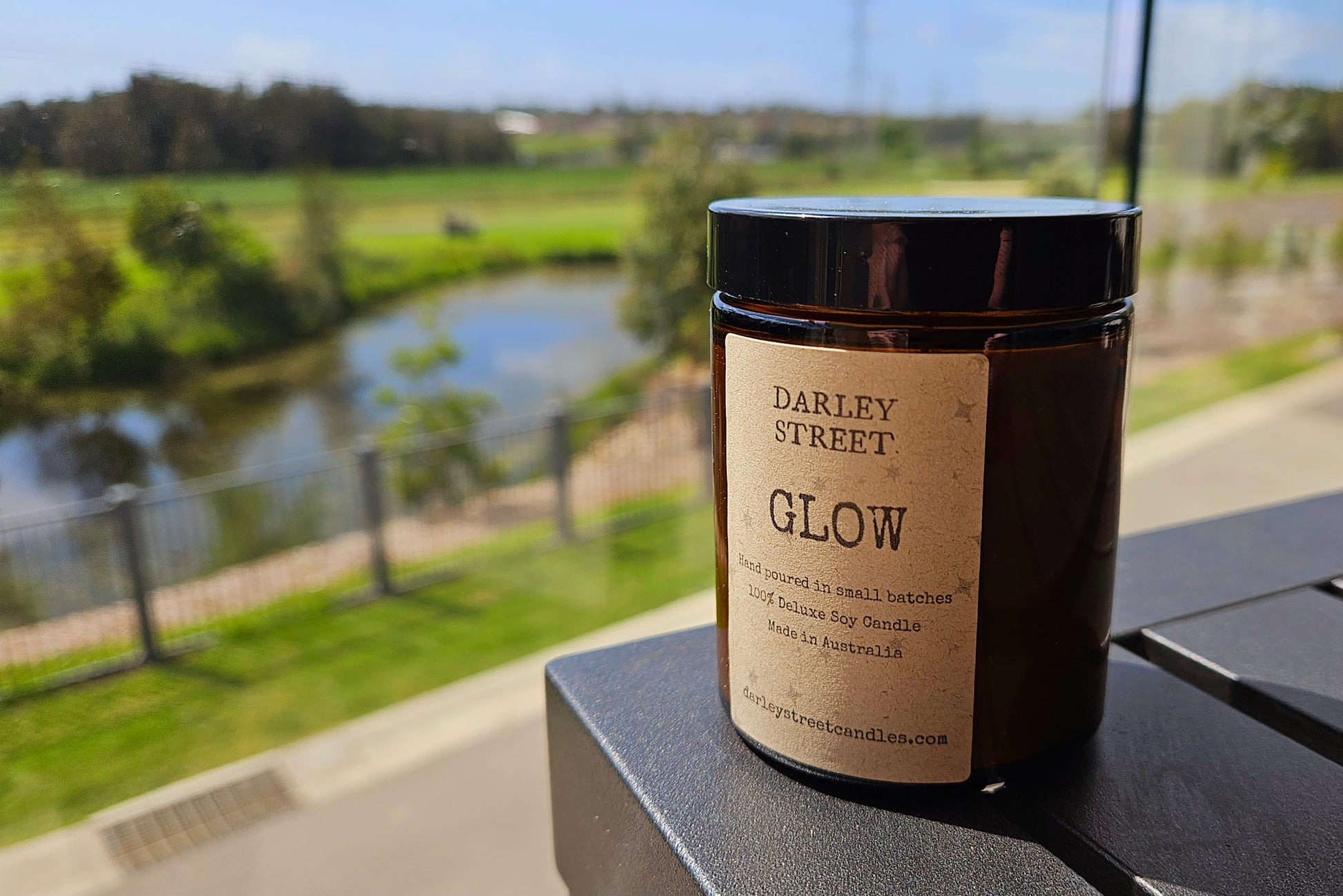 Glow Unscented Soy Candle - Darley Street Candles