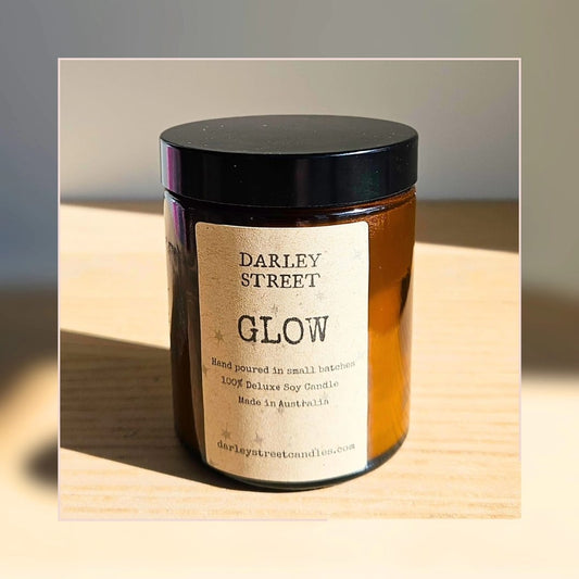 Glow Unscented Soy Candle Central Coast NSW