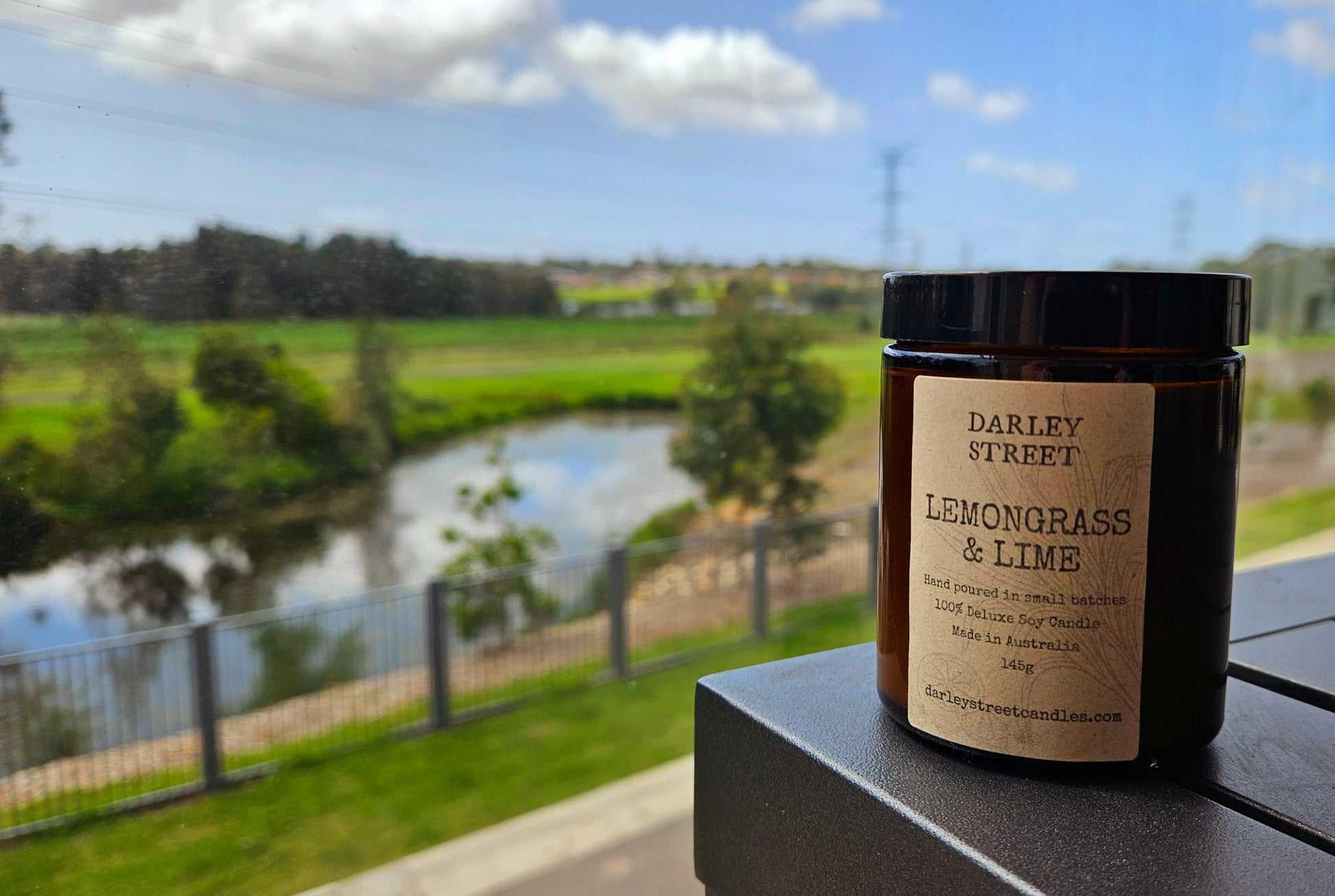 Lemongrass & Lime Soy Candle - Darley Street Candles