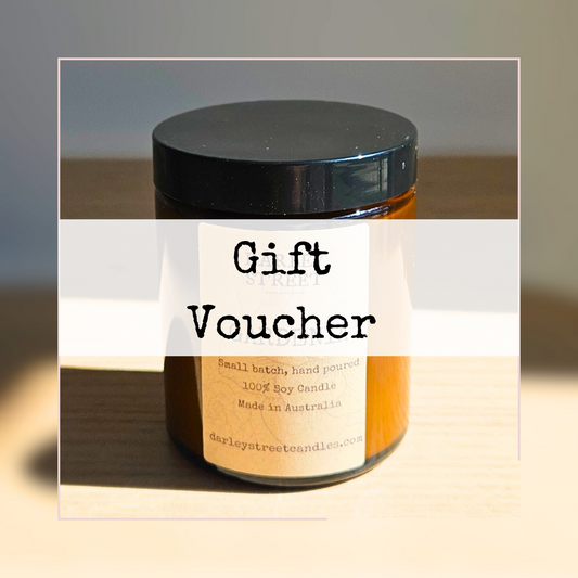 Soy Candle Gift Voucher - Darley Street Candles
